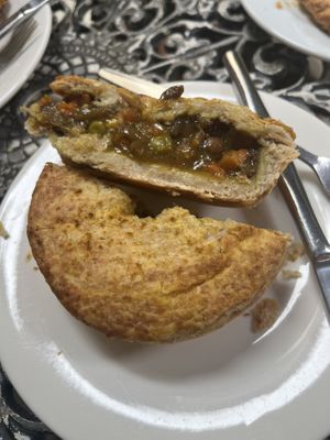 Lentil pie  at Paper Moon in Annerley