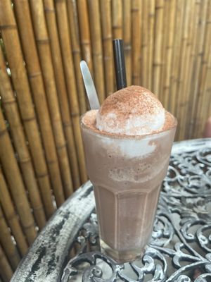 Chocolate frappe   at Paper Moon in Annerley