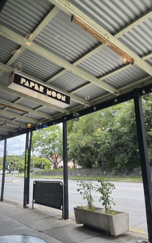 Front with pretty bubbles   at Paper Moon in Annerley