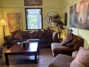 Super comfy couch area  at Paper Moon in Annerley