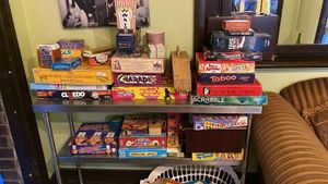 Board games  at Paper Moon in Annerley