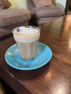 Soy latte   at Paper Moon in Annerley