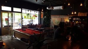 Inside at Paper Moon in Annerley