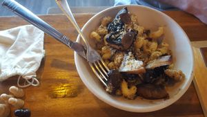 Mushroom mac n cheese at Paper Moon in Annerley