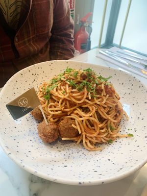 Spaghetti meatballs  at Bella Italia in York
