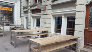 Exterior at Focacceria in St Gallen