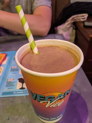 Milkshake at Vegan Vice in Cambridge
