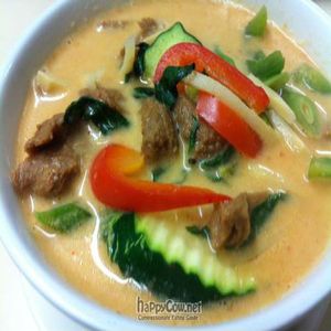 Mock Duck Red Curry at Kow Thai in Allentown