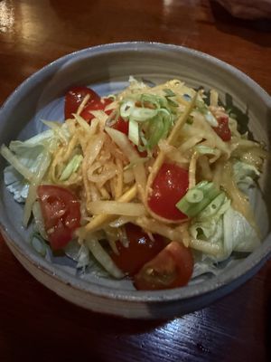 Papaya salad   at Shimabukuro in Naha