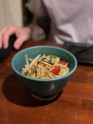 Papaya saladd  at Shimabukuro in Naha