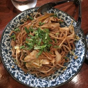 Ketchup noodles at Shimabukuro in Naha