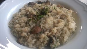 Mushroom and truffle risotto at The Criterion in South Shields