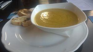 Vegetable soup at The Criterion in South Shields