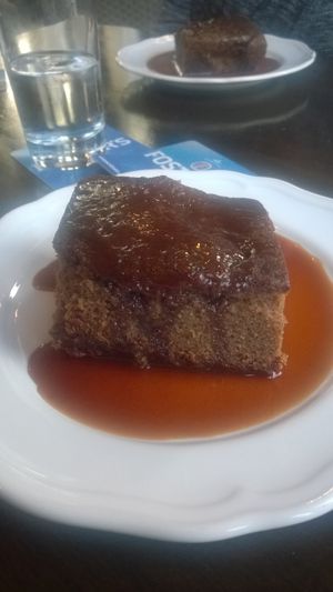 Sticky toffee pudding  at The Criterion in South Shields