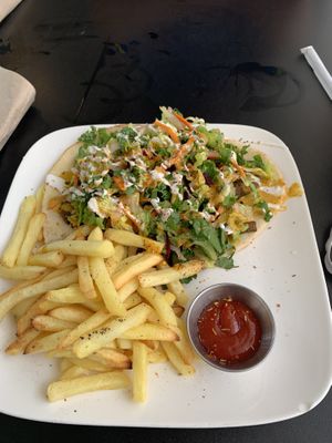 Gyro wrap at El Punto Vegano in Catano