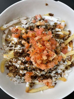 Loaded Fries at El Punto Vegano in Catano