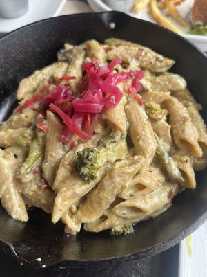 Pasta dish  at El Punto Vegano in Catano