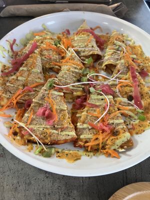 Incredible quesadillas  at El Punto Vegano in Catano