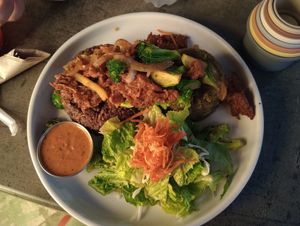 Mofongo at El Punto Vegano in Catano