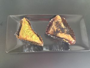 Vegan baklava - pistachio and guava - yum at El Punto Vegano in Catano