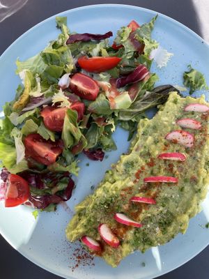 Avocado bread   at Bloom in Luxembourg City