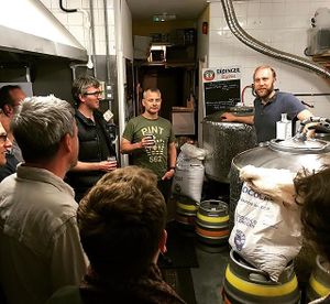 Our brewery. The majority of our real ales are unfined therefore vegan friendly.  at Garden City Brewery in Letchworth