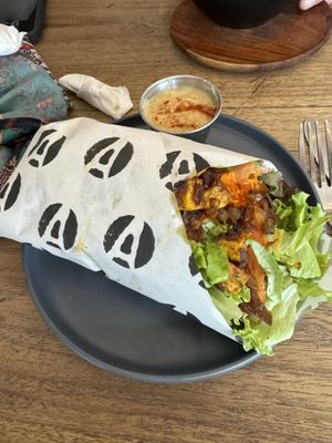 Franki wrap  at Amaranto in Bocas Del Toro