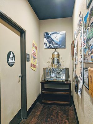 Gender neutral bathrooms at Coastal Peaks Coffee in San Luis Obispo