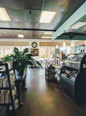 Counter at Coastal Peaks Coffee in San Luis Obispo
