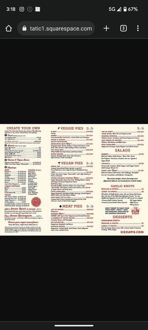  at Sizzle Pie in Reno