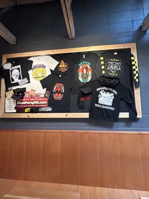 Funny and cool merch   at Sizzle Pie in Reno