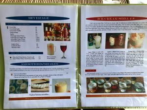 Drink Menu at Papa's  in Kampot