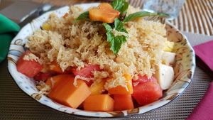 more info at www.the-vegan-travelers.com at Papa's  in Kampot