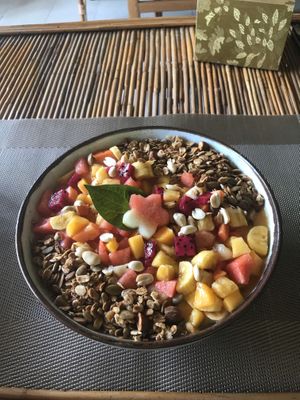 Big smoothie bowl  at Papa's  in Kampot