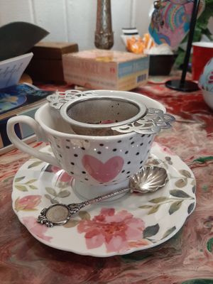 Vegan chai at Mad Hatterz in Yungaburra