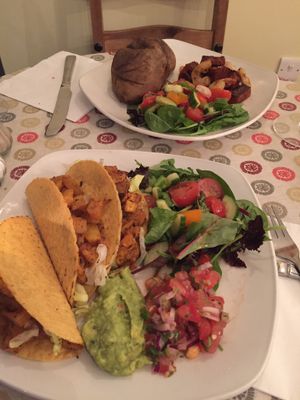  Vegan veg Tacos at Times Square  in Devizes