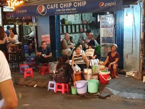 The daughter took over later at night as her mom and aunty need to sleep at 11pm. Highly recommend to warm up your soul at Hot Tofu - Food Stand in Ho Chi Minh City