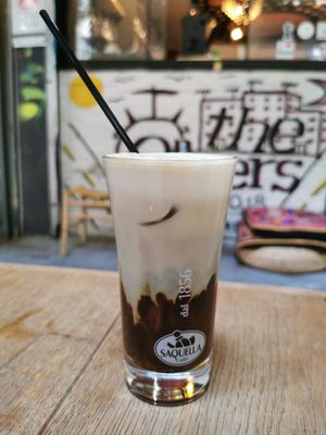 Freddo Cappuccino with plant milk at The Others in Athens