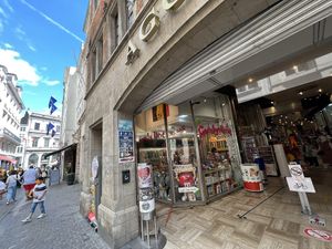 outside  at Candy Time in Brussels