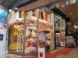 on the corner at Candy Time in Brussels