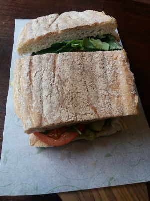Dante sandwich at Caffe Letterario Gatta Nera in Bray