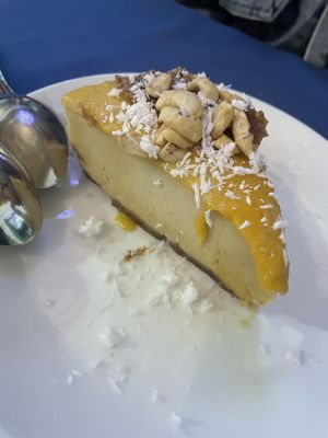 Vegan Cheesecake at Bombay Grill in Miami Beach