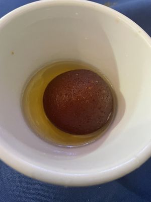 Vegan gulab jamun at Bombay Grill in Miami Beach