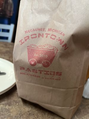   at Iron Town Pasties in Negaunee