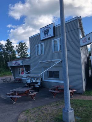 Store front at Iron Town Pasties in Negaunee