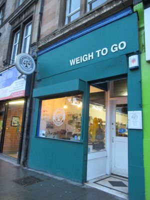 exterior at Weigh To Go in Edinburgh