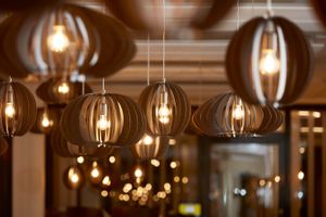 the designer lamps at Frederick in Ruggell