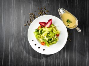 Selection of Salads and Dressings at Frederick in Ruggell