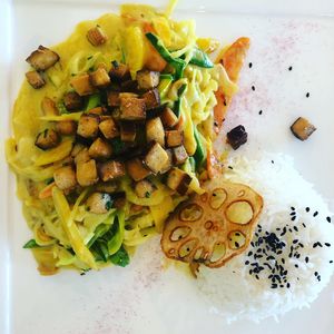 Wokgemüse mit Reis - vegan 🌱 at Frederick in Ruggell