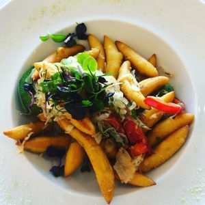 Kraut-Schupfnudeln - vegan 🌱 at Frederick in Ruggell